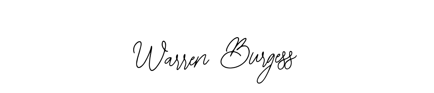 Warren Burgess stylish signature style. Best Handwritten Sign (Bearetta-2O07w) for my name. Handwritten Signature Collection Ideas for my name Warren Burgess. Warren Burgess signature style 12 images and pictures png