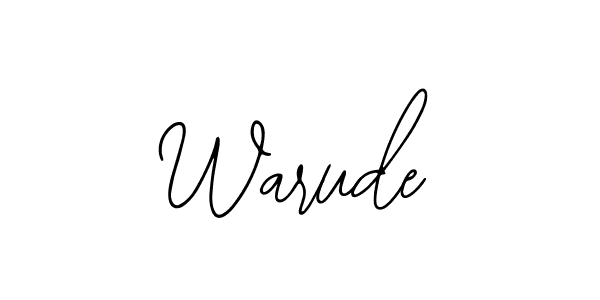 if you are searching for the best signature style for your name Warude. so please give up your signature search. here we have designed multiple signature styles  using Bearetta-2O07w. Warude signature style 12 images and pictures png