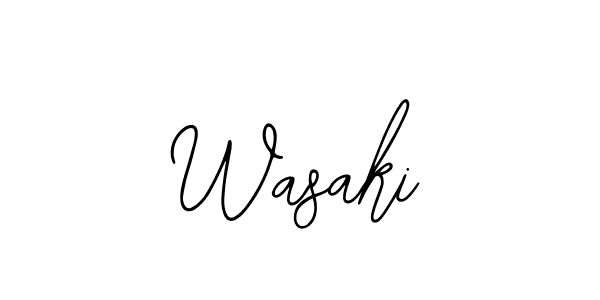 Also You can easily find your signature by using the search form. We will create Wasaki name handwritten signature images for you free of cost using Bearetta-2O07w sign style. Wasaki signature style 12 images and pictures png