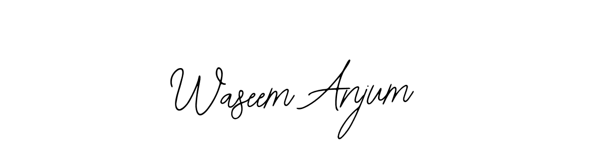 The best way (Bearetta-2O07w) to make a short signature is to pick only two or three words in your name. The name Waseem Anjum include a total of six letters. For converting this name. Waseem Anjum signature style 12 images and pictures png