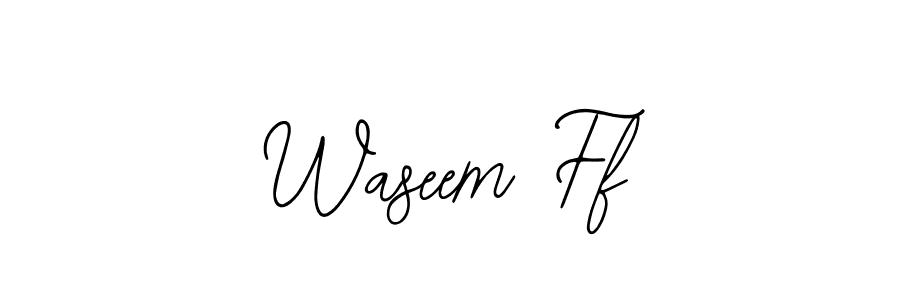 How to Draw Waseem Ff signature style? Bearetta-2O07w is a latest design signature styles for name Waseem Ff. Waseem Ff signature style 12 images and pictures png
