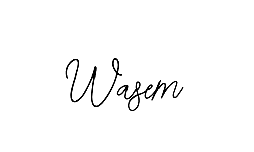 Create a beautiful signature design for name Wasem. With this signature (Bearetta-2O07w) fonts, you can make a handwritten signature for free. Wasem signature style 12 images and pictures png