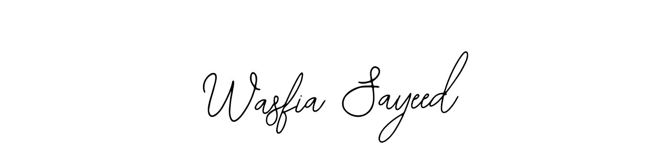It looks lik you need a new signature style for name Wasfia Sayeed. Design unique handwritten (Bearetta-2O07w) signature with our free signature maker in just a few clicks. Wasfia Sayeed signature style 12 images and pictures png