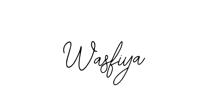 Wasfiya stylish signature style. Best Handwritten Sign (Bearetta-2O07w) for my name. Handwritten Signature Collection Ideas for my name Wasfiya. Wasfiya signature style 12 images and pictures png