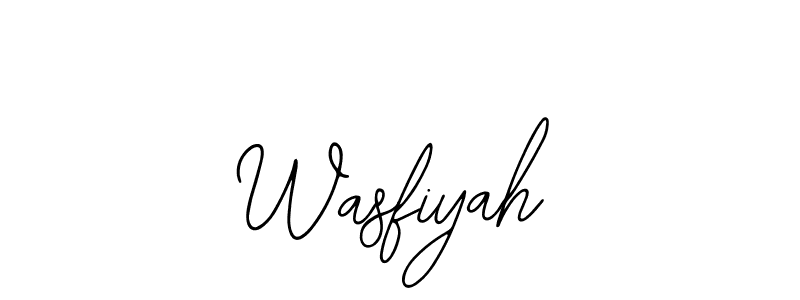 Also we have Wasfiyah name is the best signature style. Create professional handwritten signature collection using Bearetta-2O07w autograph style. Wasfiyah signature style 12 images and pictures png