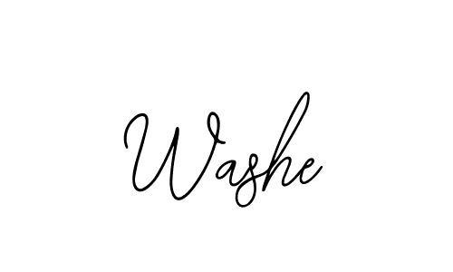 You should practise on your own different ways (Bearetta-2O07w) to write your name (Washe) in signature. don't let someone else do it for you. Washe signature style 12 images and pictures png