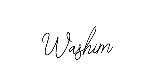 How to Draw Washim signature style? Bearetta-2O07w is a latest design signature styles for name Washim. Washim signature style 12 images and pictures png