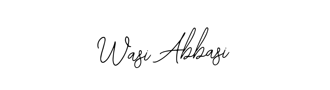 Design your own signature with our free online signature maker. With this signature software, you can create a handwritten (Bearetta-2O07w) signature for name Wasi Abbasi. Wasi Abbasi signature style 12 images and pictures png