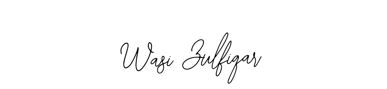Also You can easily find your signature by using the search form. We will create Wasi Zulfiqar name handwritten signature images for you free of cost using Bearetta-2O07w sign style. Wasi Zulfiqar signature style 12 images and pictures png