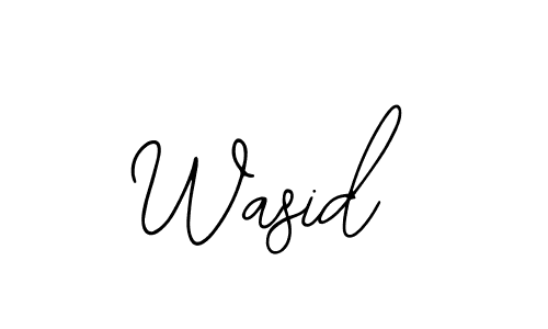 Use a signature maker to create a handwritten signature online. With this signature software, you can design (Bearetta-2O07w) your own signature for name Wasid. Wasid signature style 12 images and pictures png