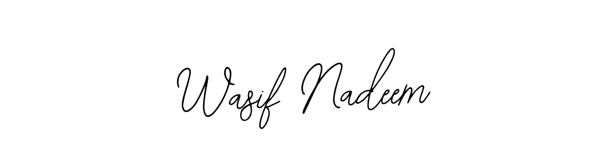 How to Draw Wasif Nadeem signature style? Bearetta-2O07w is a latest design signature styles for name Wasif Nadeem. Wasif Nadeem signature style 12 images and pictures png