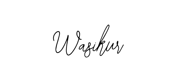 if you are searching for the best signature style for your name Wasikur. so please give up your signature search. here we have designed multiple signature styles  using Bearetta-2O07w. Wasikur signature style 12 images and pictures png
