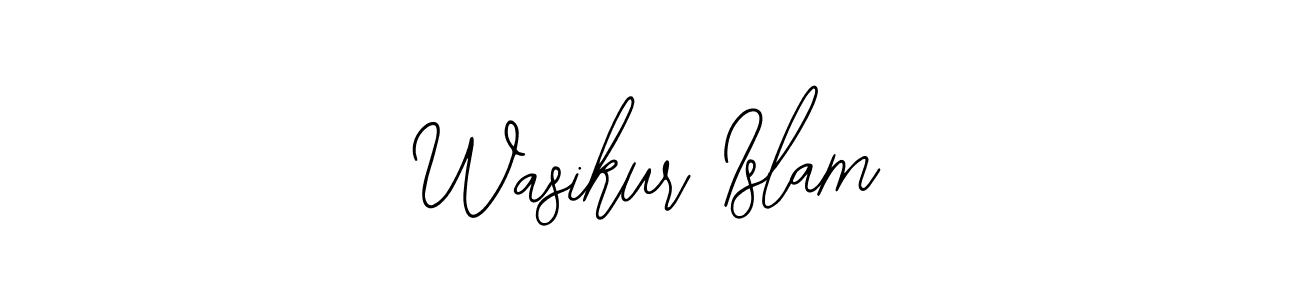 Create a beautiful signature design for name Wasikur Islam. With this signature (Bearetta-2O07w) fonts, you can make a handwritten signature for free. Wasikur Islam signature style 12 images and pictures png