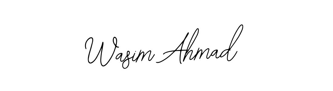 This is the best signature style for the Wasim Ahmad name. Also you like these signature font (Bearetta-2O07w). Mix name signature. Wasim Ahmad signature style 12 images and pictures png