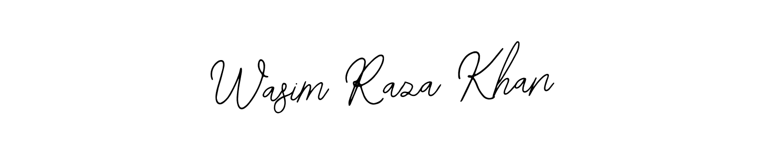 if you are searching for the best signature style for your name Wasim Raza Khan. so please give up your signature search. here we have designed multiple signature styles  using Bearetta-2O07w. Wasim Raza Khan signature style 12 images and pictures png