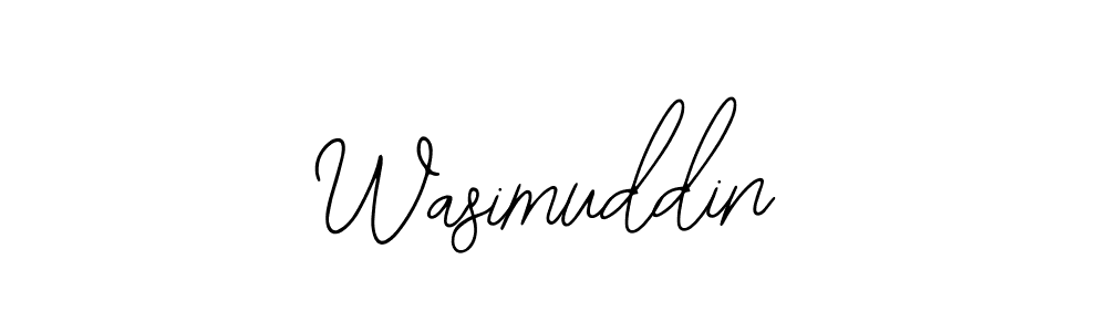 How to make Wasimuddin signature? Bearetta-2O07w is a professional autograph style. Create handwritten signature for Wasimuddin name. Wasimuddin signature style 12 images and pictures png