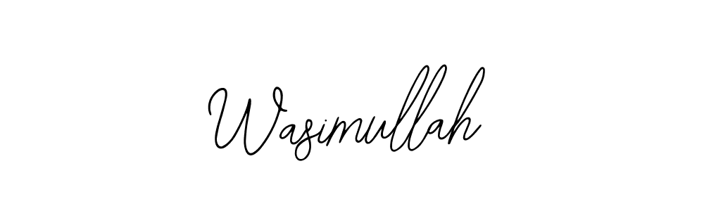 Also we have Wasimullah name is the best signature style. Create professional handwritten signature collection using Bearetta-2O07w autograph style. Wasimullah signature style 12 images and pictures png