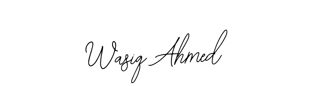 Wasiq Ahmed stylish signature style. Best Handwritten Sign (Bearetta-2O07w) for my name. Handwritten Signature Collection Ideas for my name Wasiq Ahmed. Wasiq Ahmed signature style 12 images and pictures png