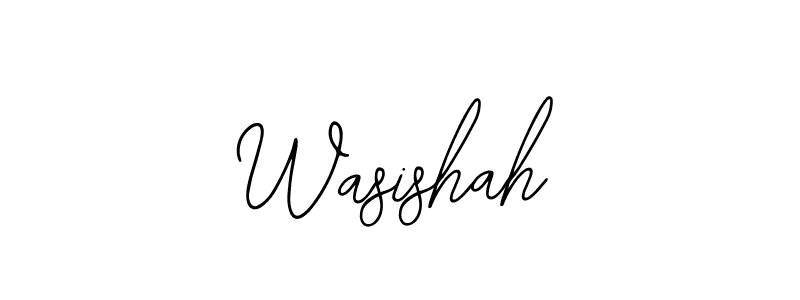 Make a beautiful signature design for name Wasishah. Use this online signature maker to create a handwritten signature for free. Wasishah signature style 12 images and pictures png