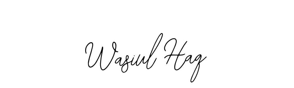 Create a beautiful signature design for name Wasiul Haq. With this signature (Bearetta-2O07w) fonts, you can make a handwritten signature for free. Wasiul Haq signature style 12 images and pictures png