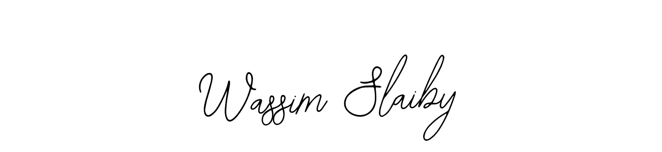 Make a beautiful signature design for name Wassim Slaiby. Use this online signature maker to create a handwritten signature for free. Wassim Slaiby signature style 12 images and pictures png