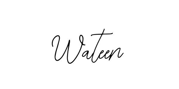 Make a beautiful signature design for name Wateen. Use this online signature maker to create a handwritten signature for free. Wateen signature style 12 images and pictures png