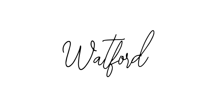 Also You can easily find your signature by using the search form. We will create Watford name handwritten signature images for you free of cost using Bearetta-2O07w sign style. Watford signature style 12 images and pictures png