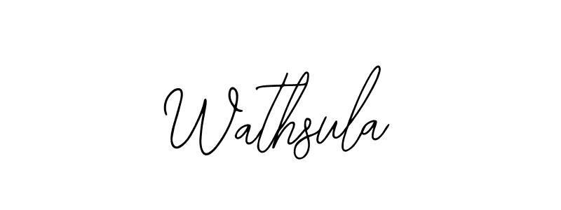 Also You can easily find your signature by using the search form. We will create Wathsula name handwritten signature images for you free of cost using Bearetta-2O07w sign style. Wathsula signature style 12 images and pictures png