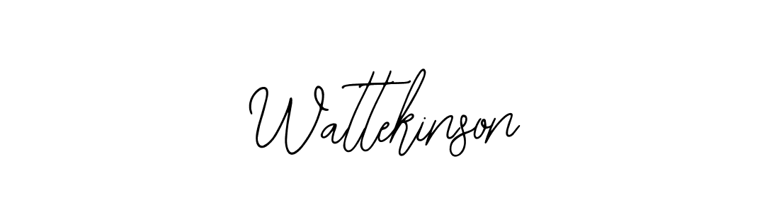 Wattekinson stylish signature style. Best Handwritten Sign (Bearetta-2O07w) for my name. Handwritten Signature Collection Ideas for my name Wattekinson. Wattekinson signature style 12 images and pictures png