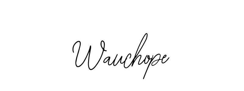 Also we have Wauchope name is the best signature style. Create professional handwritten signature collection using Bearetta-2O07w autograph style. Wauchope signature style 12 images and pictures png