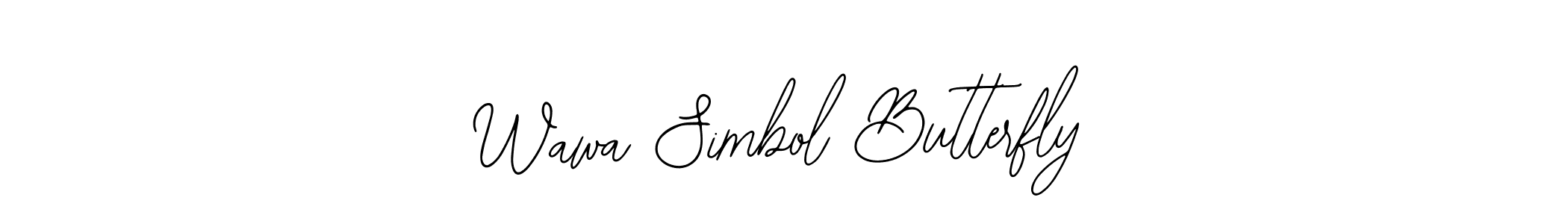 The best way (Bearetta-2O07w) to make a short signature is to pick only two or three words in your name. The name Wawa Simbol Butterfly include a total of six letters. For converting this name. Wawa Simbol Butterfly signature style 12 images and pictures png