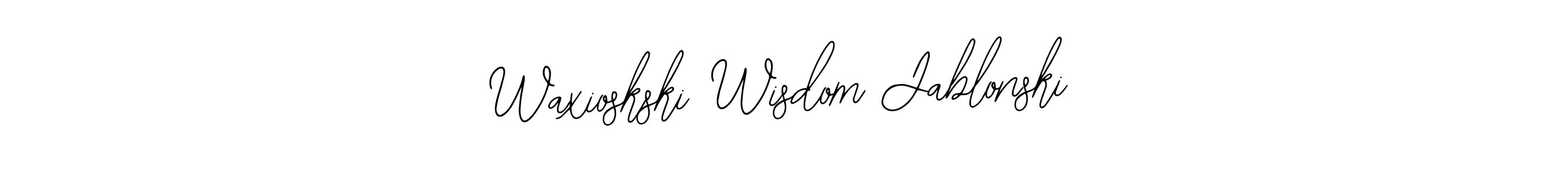 You can use this online signature creator to create a handwritten signature for the name Waxioskski Wisdom Jablonski. This is the best online autograph maker. Waxioskski Wisdom Jablonski signature style 12 images and pictures png