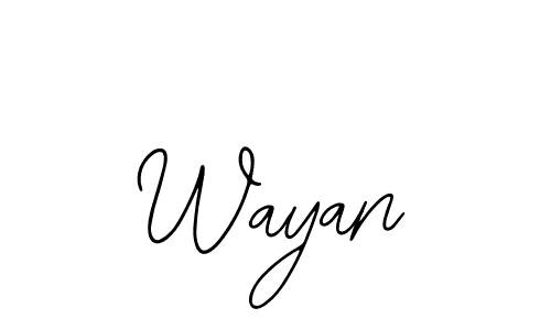 Create a beautiful signature design for name Wayan. With this signature (Bearetta-2O07w) fonts, you can make a handwritten signature for free. Wayan signature style 12 images and pictures png