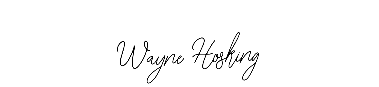 Once you've used our free online signature maker to create your best signature Bearetta-2O07w style, it's time to enjoy all of the benefits that Wayne Hosking name signing documents. Wayne Hosking signature style 12 images and pictures png