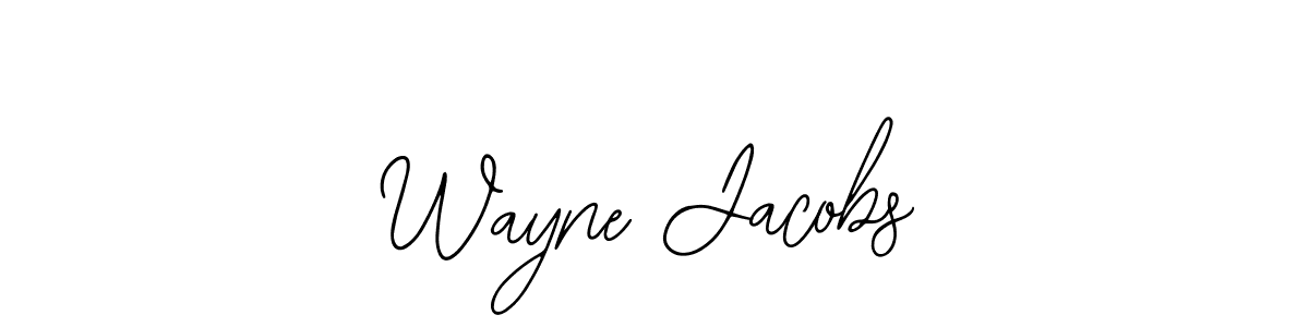 You should practise on your own different ways (Bearetta-2O07w) to write your name (Wayne Jacobs) in signature. don't let someone else do it for you. Wayne Jacobs signature style 12 images and pictures png