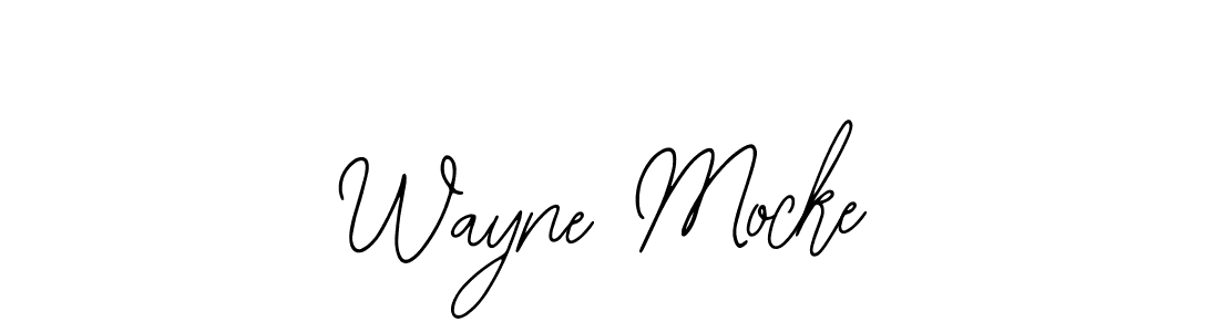 Create a beautiful signature design for name Wayne Mocke. With this signature (Bearetta-2O07w) fonts, you can make a handwritten signature for free. Wayne Mocke signature style 12 images and pictures png