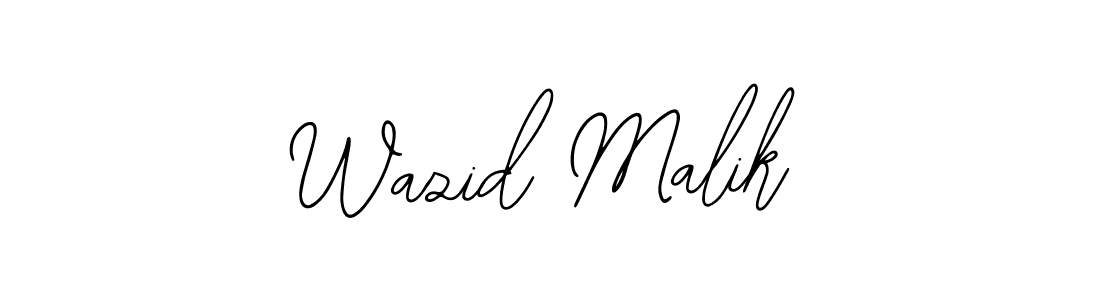 Make a beautiful signature design for name Wazid Malik. Use this online signature maker to create a handwritten signature for free. Wazid Malik signature style 12 images and pictures png