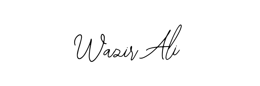 Make a beautiful signature design for name Wazir Ali. With this signature (Bearetta-2O07w) style, you can create a handwritten signature for free. Wazir Ali signature style 12 images and pictures png