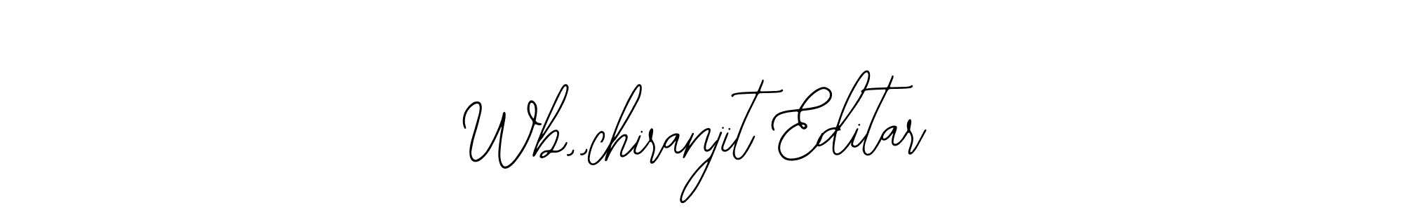 Make a beautiful signature design for name Wb,,chiranjit Editar. Use this online signature maker to create a handwritten signature for free. Wb,,chiranjit Editar signature style 12 images and pictures png