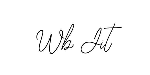 Bearetta-2O07w is a professional signature style that is perfect for those who want to add a touch of class to their signature. It is also a great choice for those who want to make their signature more unique. Get Wb Jit name to fancy signature for free. Wb Jit signature style 12 images and pictures png