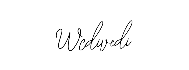 Bearetta-2O07w is a professional signature style that is perfect for those who want to add a touch of class to their signature. It is also a great choice for those who want to make their signature more unique. Get Wcdivedi name to fancy signature for free. Wcdivedi signature style 12 images and pictures png