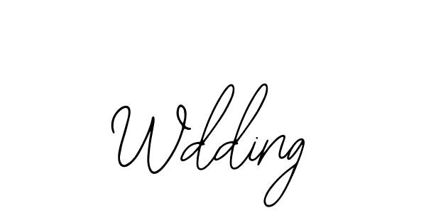 You should practise on your own different ways (Bearetta-2O07w) to write your name (Wdding) in signature. don't let someone else do it for you. Wdding signature style 12 images and pictures png