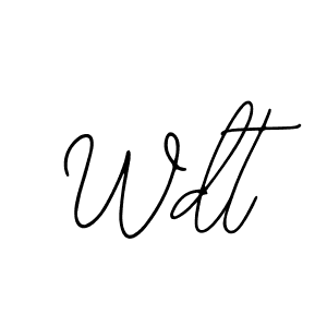 Make a beautiful signature design for name Wdt. Use this online signature maker to create a handwritten signature for free. Wdt signature style 12 images and pictures png