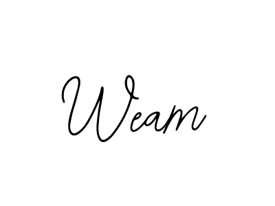 if you are searching for the best signature style for your name Weam. so please give up your signature search. here we have designed multiple signature styles  using Bearetta-2O07w. Weam signature style 12 images and pictures png