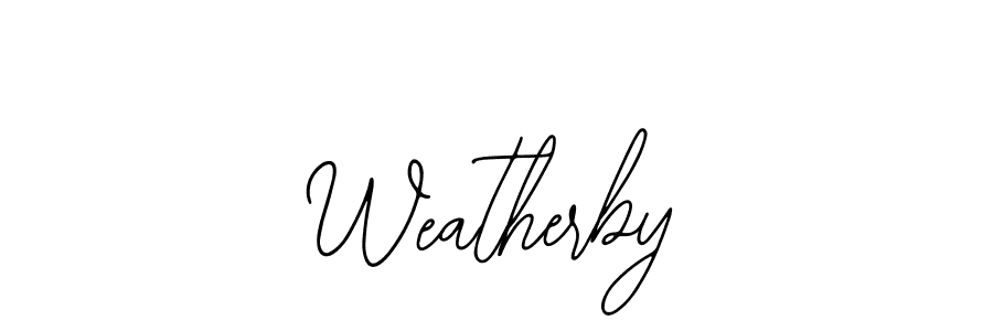 Create a beautiful signature design for name Weatherby. With this signature (Bearetta-2O07w) fonts, you can make a handwritten signature for free. Weatherby signature style 12 images and pictures png