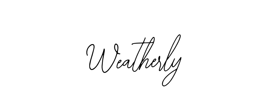 Similarly Bearetta-2O07w is the best handwritten signature design. Signature creator online .You can use it as an online autograph creator for name Weatherly. Weatherly signature style 12 images and pictures png