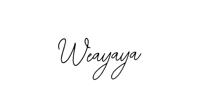 The best way (Bearetta-2O07w) to make a short signature is to pick only two or three words in your name. The name Weayaya include a total of six letters. For converting this name. Weayaya signature style 12 images and pictures png
