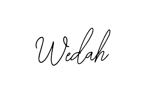 Wedah stylish signature style. Best Handwritten Sign (Bearetta-2O07w) for my name. Handwritten Signature Collection Ideas for my name Wedah. Wedah signature style 12 images and pictures png