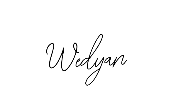 You can use this online signature creator to create a handwritten signature for the name Wedyan. This is the best online autograph maker. Wedyan signature style 12 images and pictures png