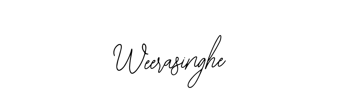 Make a beautiful signature design for name Weerasinghe. With this signature (Bearetta-2O07w) style, you can create a handwritten signature for free. Weerasinghe signature style 12 images and pictures png